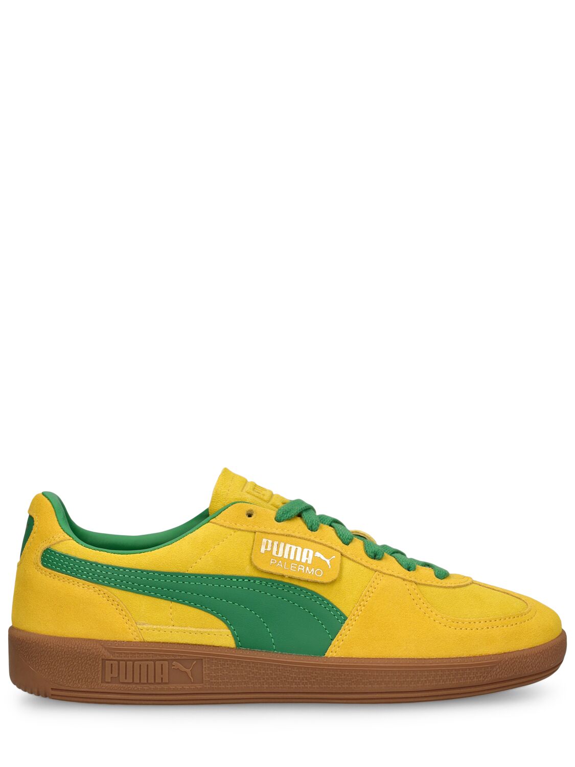 Shop Puma Palermo Sneakers In Pele Yellow