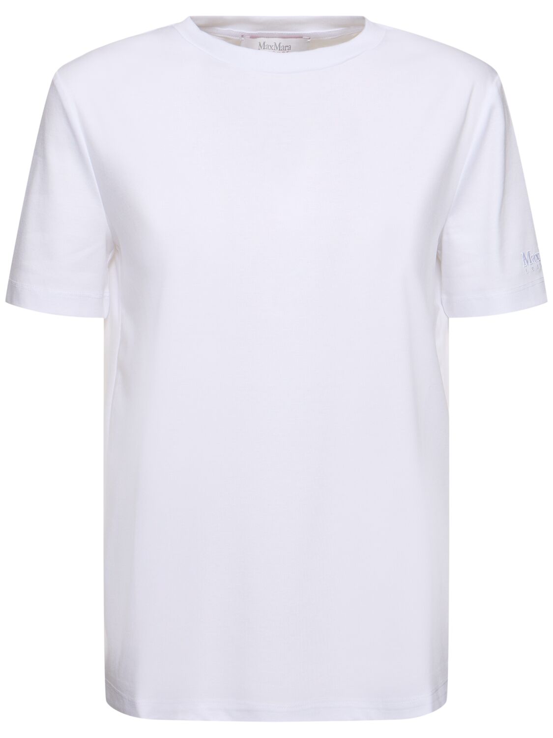 Max Mara Cosmo Interlock T-shirt In White