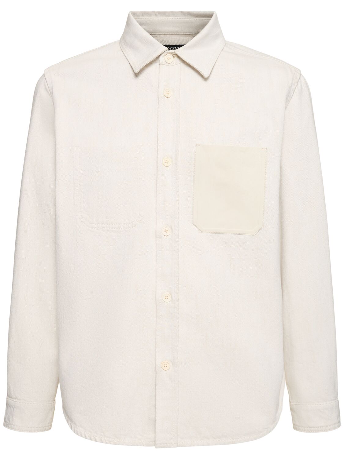 Image of Pure Cotton Overshirt
