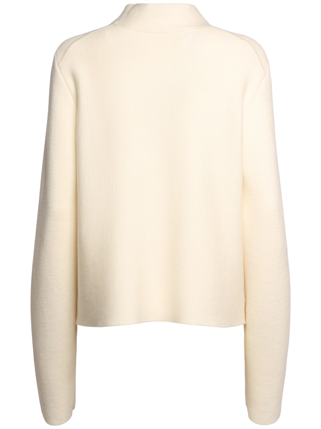 KHAITE CALLIOPE KNITTED WOOL BLEND TOP 