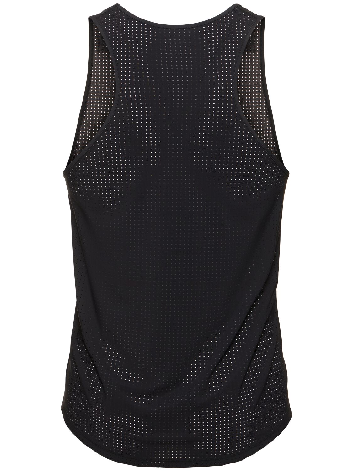 Shop Satisfy Space-o Stretch Tech Tank Top In Black