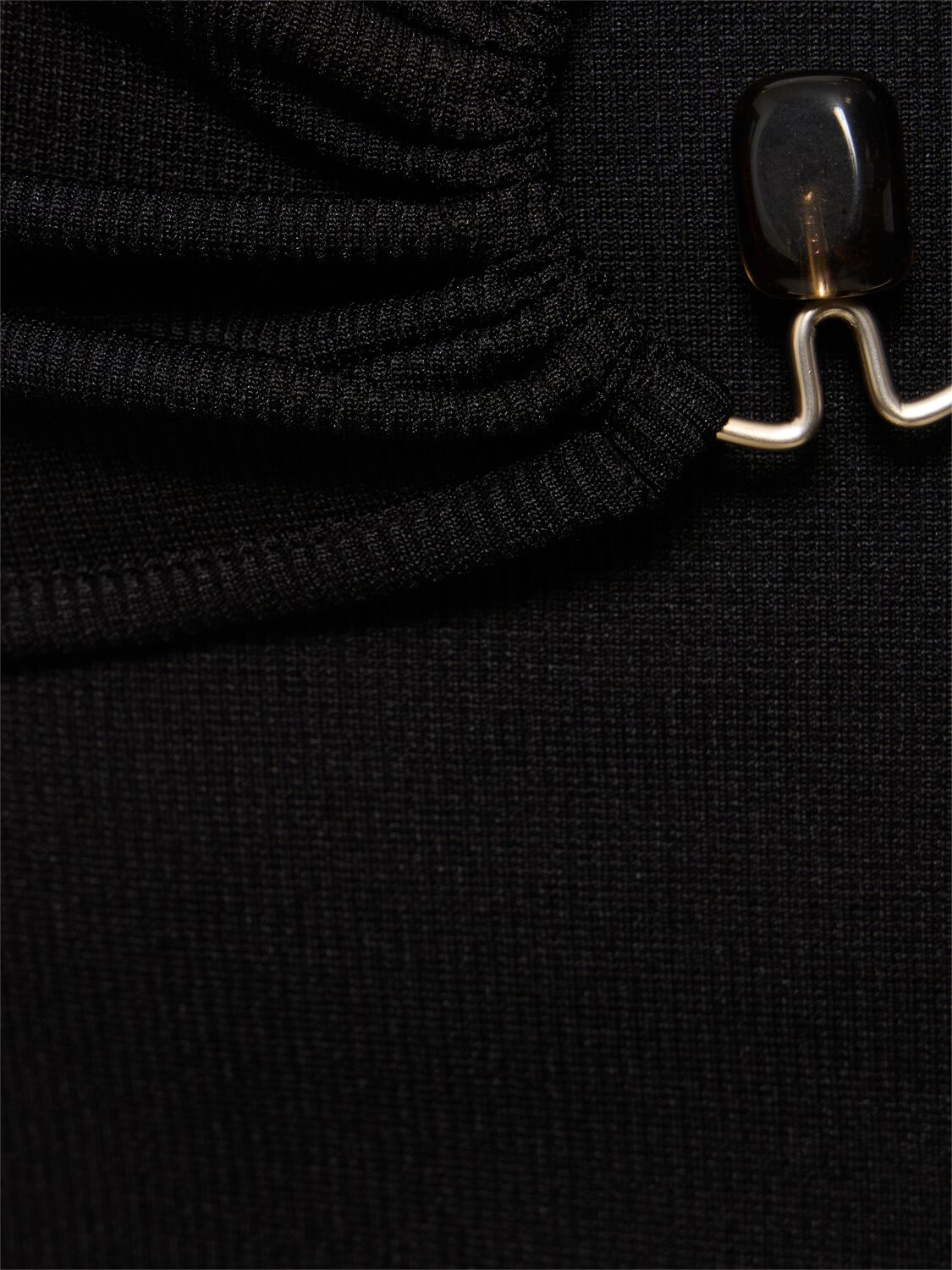 Shop Christopher Esber Orbit Ring Midi Skirt In Black