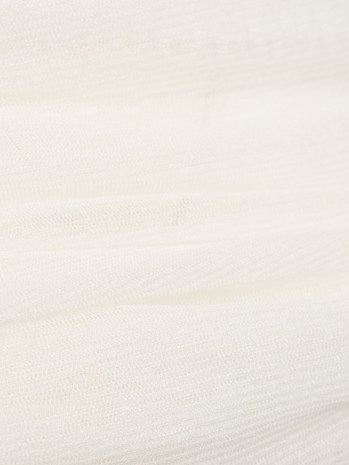 Shop Christopher Esber Off-the-shoulder Veiled Silk Top In White