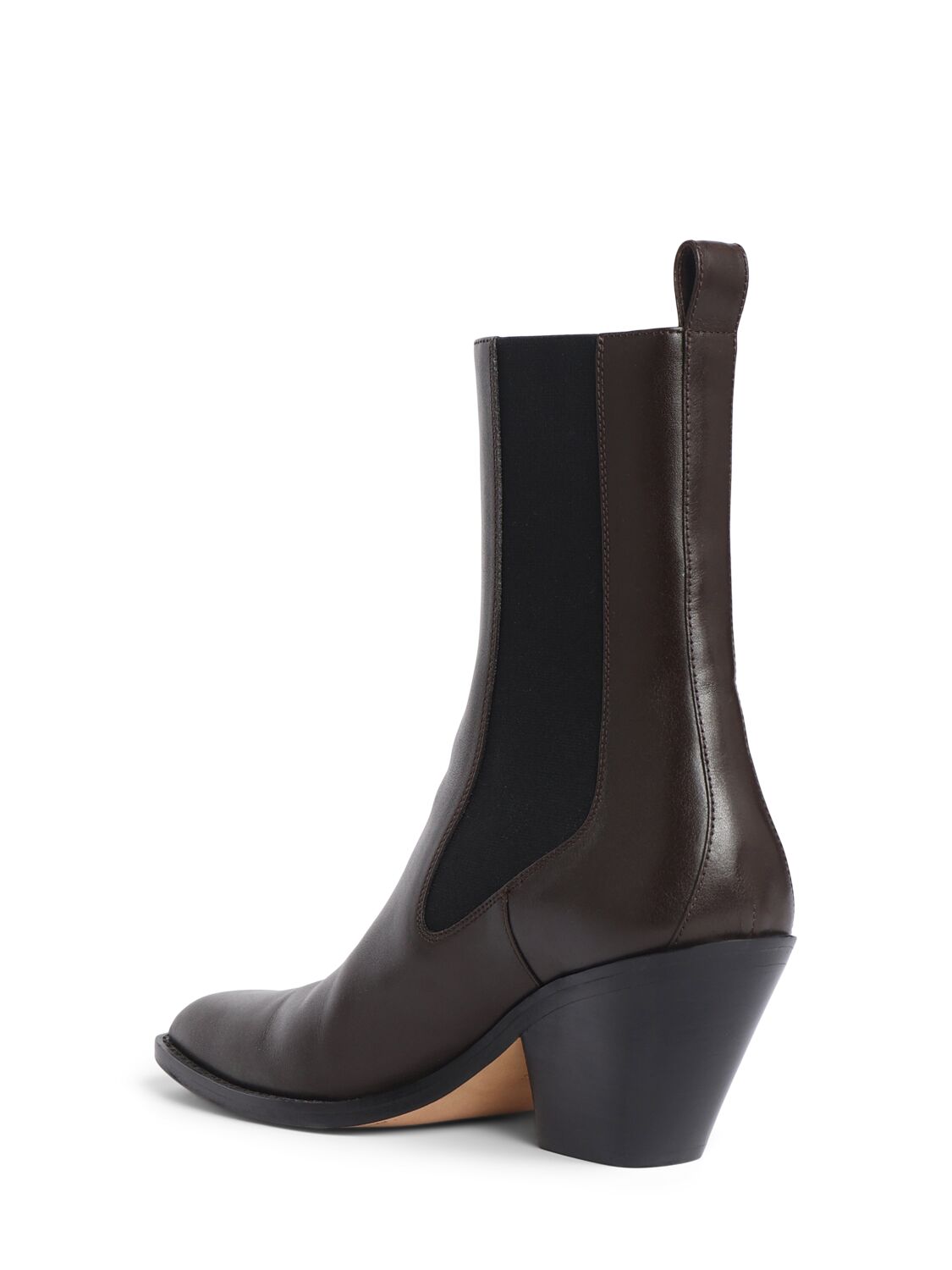 Shop Khaite 90mm Austin Ankle Boots In Dark Brown