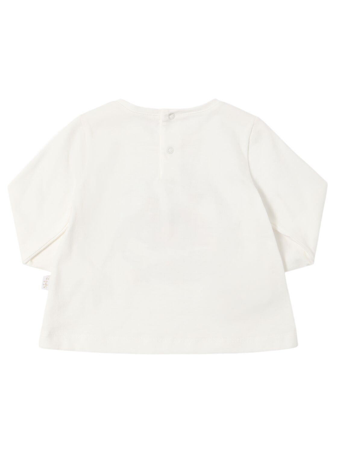 Shop Il Gufo Printed Cotton Jersey T-shirt In White