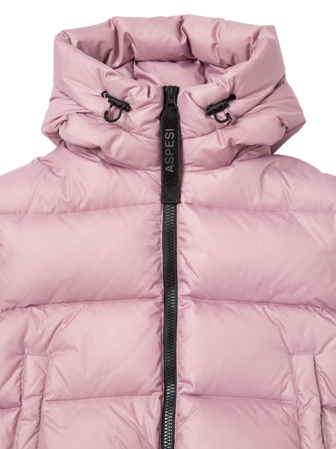 Shop Aspesi Nylon Down Jacket In Pink