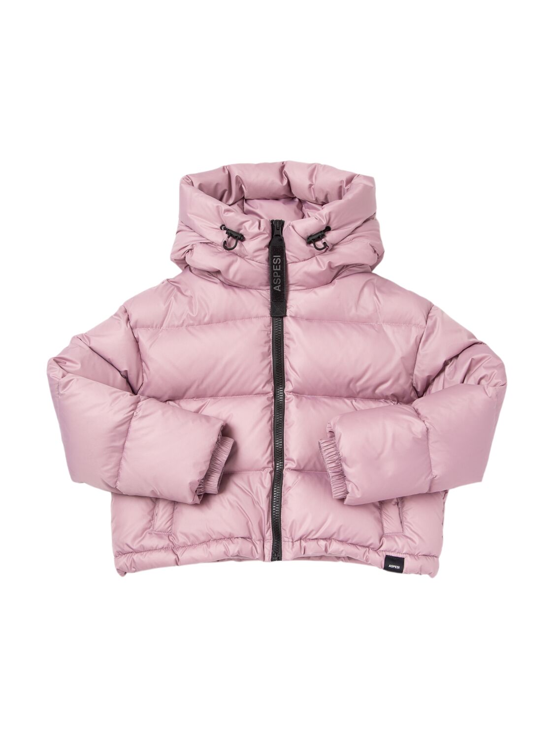 Shop Aspesi Nylon Down Jacket In Pink