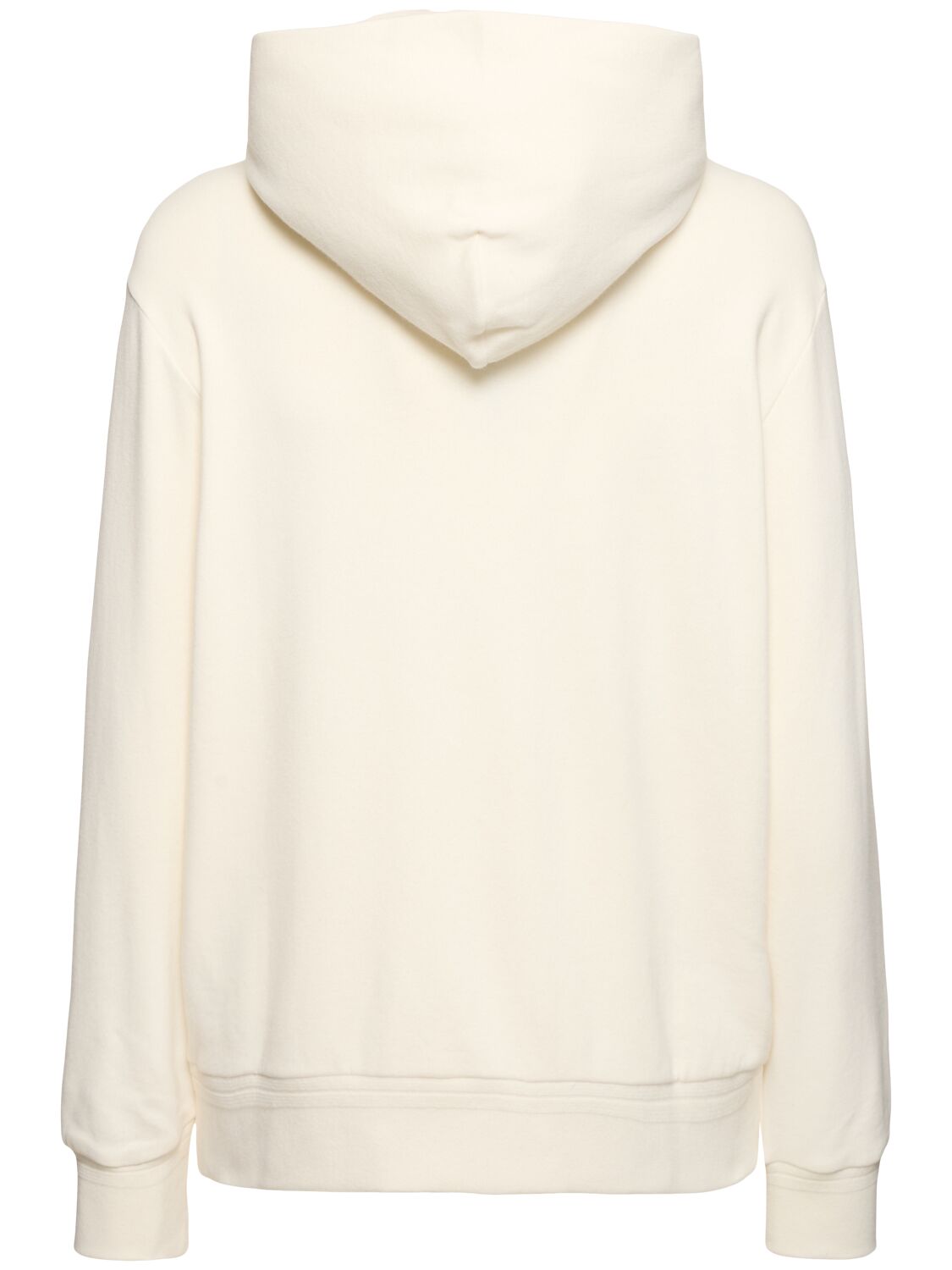 Shop Zegna Cotton & Cashmere Hoodie In White