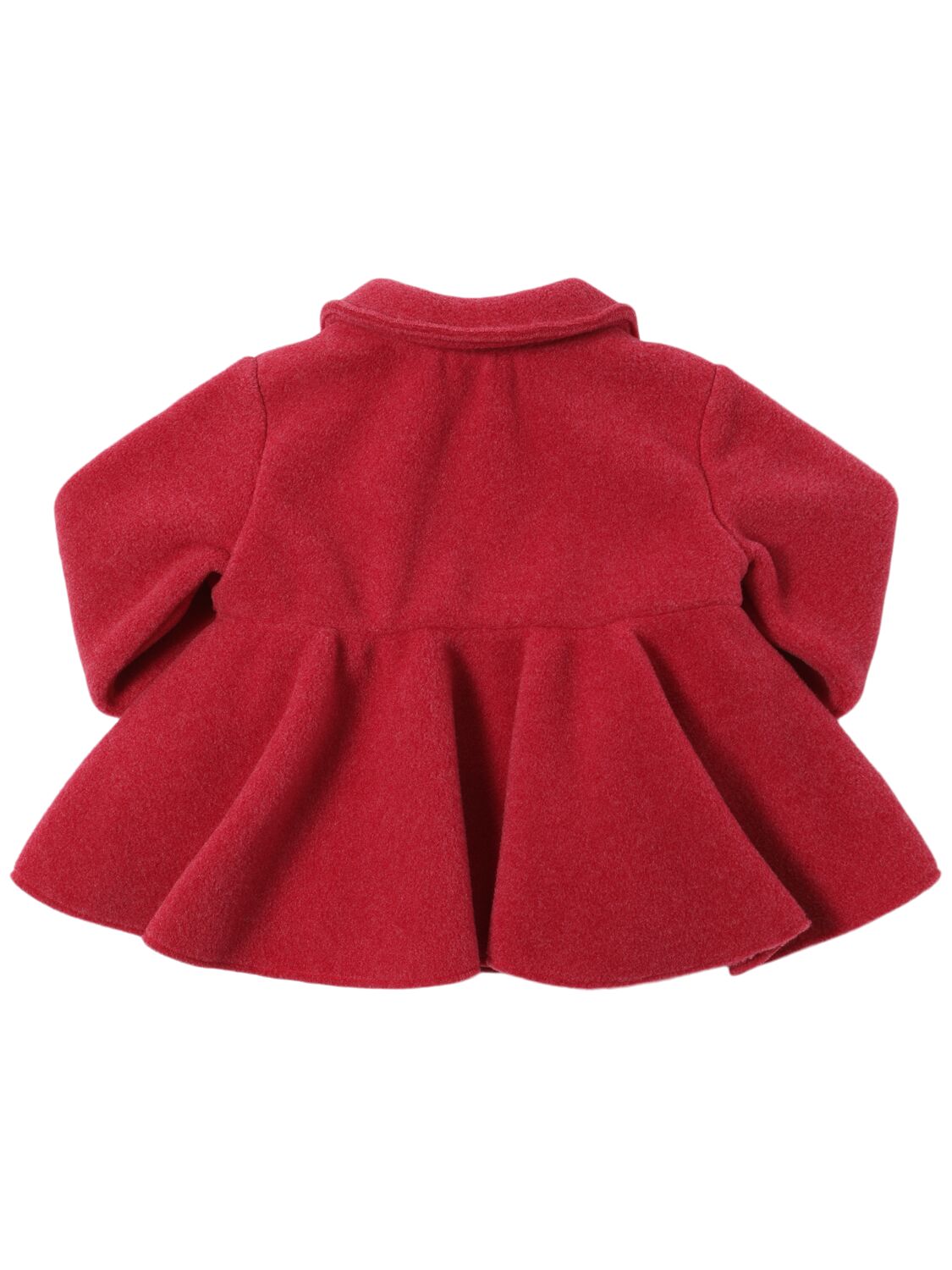 Shop Il Gufo Viscose Blend Coat In Fuchsia