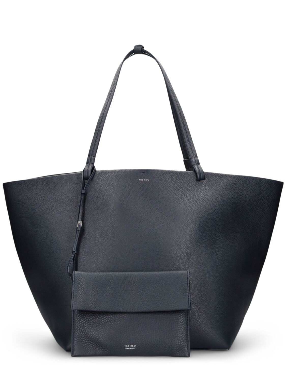 Shop The Row Xl Leather Park Tote In Virginia Blue