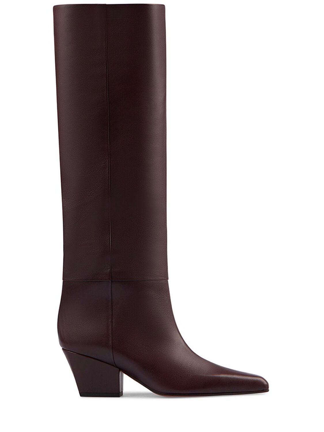 Shop Paris Texas 60mm Jane Leather Tall Boots In Mocha