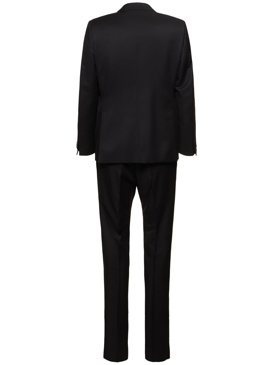 Shop Zegna Wool & Mohair Tailored Suit In Black