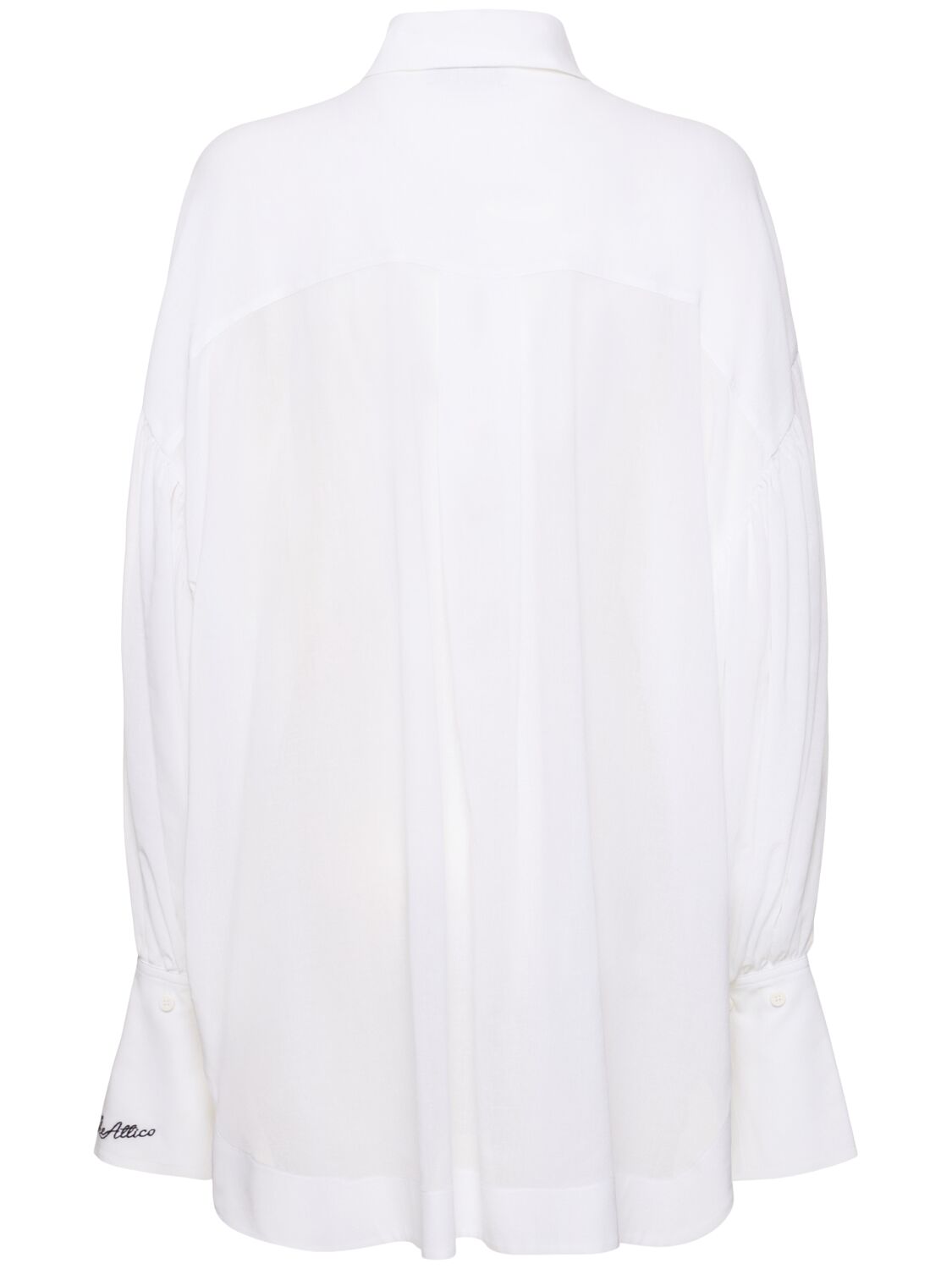 Shop Attico Mousseline Oversized Shirt In White