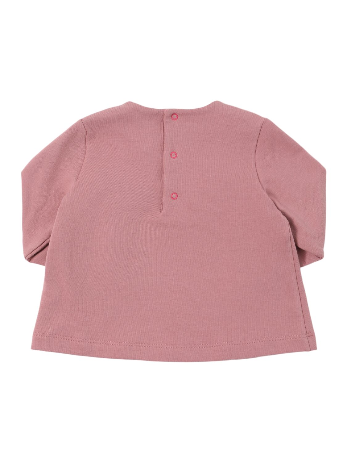 Shop Il Gufo Stretch Cotton Jersey Sweatshirt & Pants In Pink