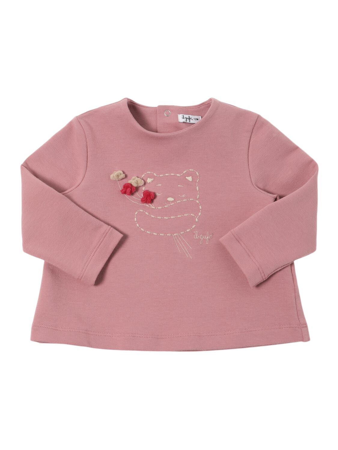 Shop Il Gufo Stretch Cotton Jersey Sweatshirt & Pants In Pink