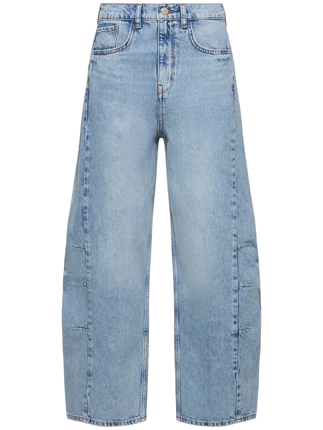 Ms. Walker Mid Rise Wide Denim Jeans