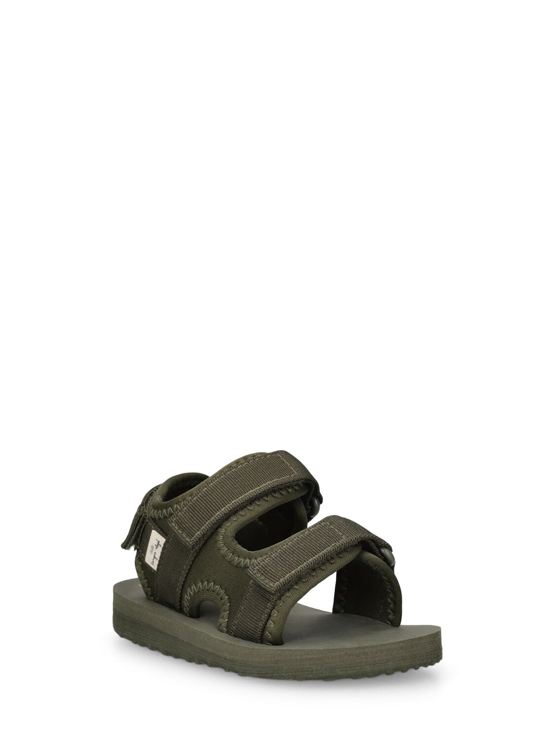 Shop Konges Sløjd Rubber Sandals W/straps In Green