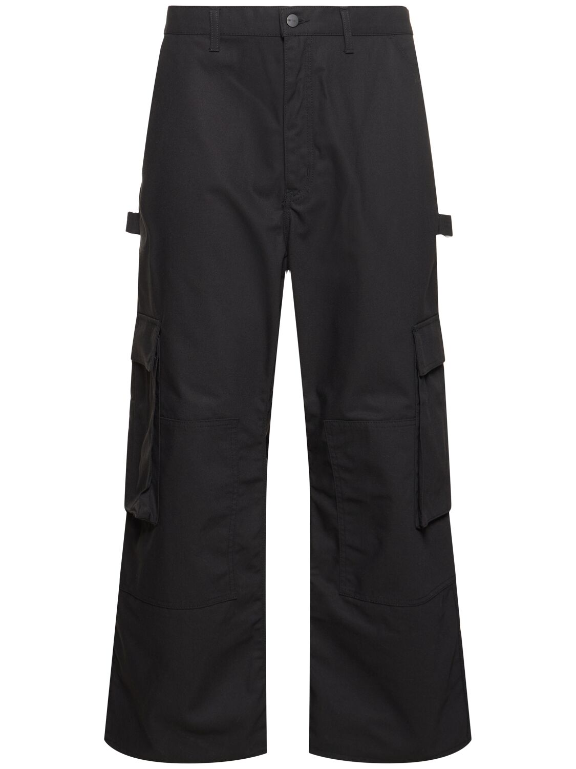 Junya Watanabe Carhartt Logo Cotton Blend Pants In Black