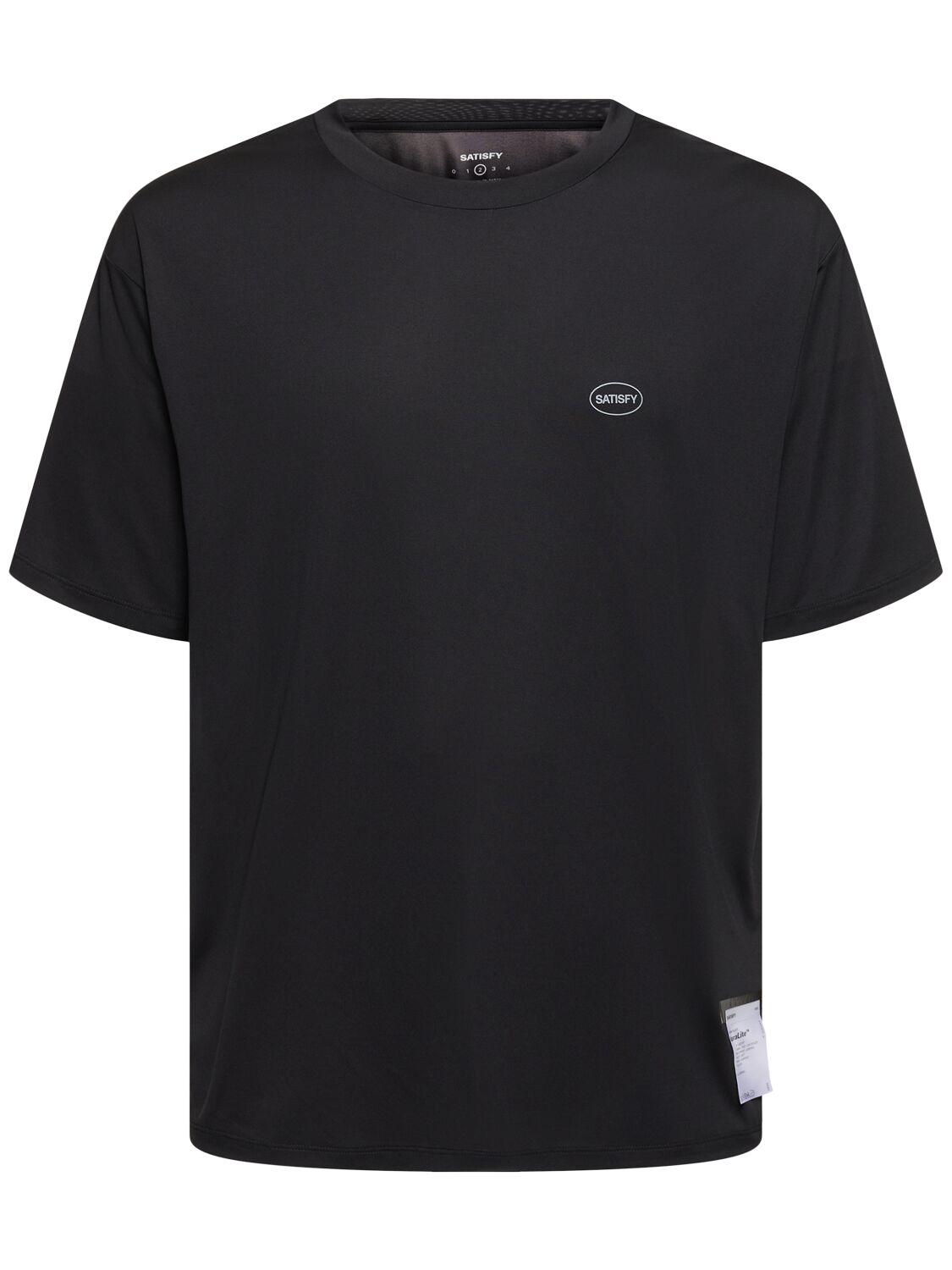 Shop Satisfy Auralite Tech T-shirt In Black
