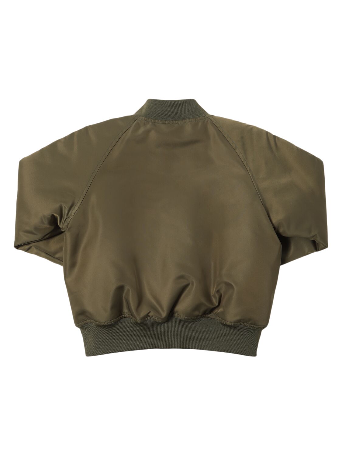 Shop Aspesi Nylon Bomber Jacket In Green