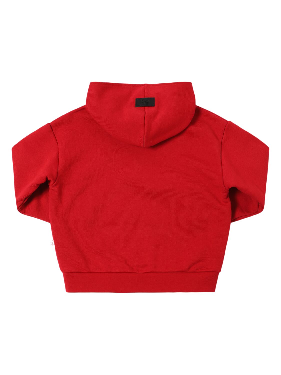 Shop Il Gufo Printed Cotton Sweatshirt Hoodie In Red