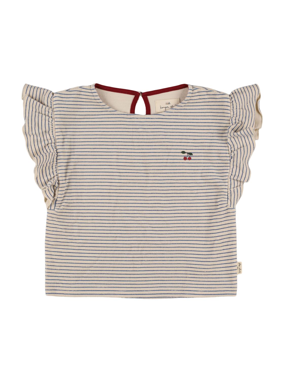 Konges Sløjd Kids' Striped Organic Cotton Jersey T-shirt In Multicolor