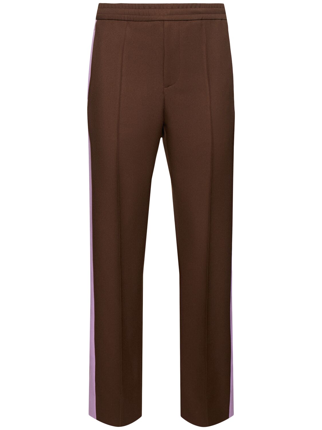 Gucci Drawstring Fluid Drill Tech Trousers In Vanessa Brown