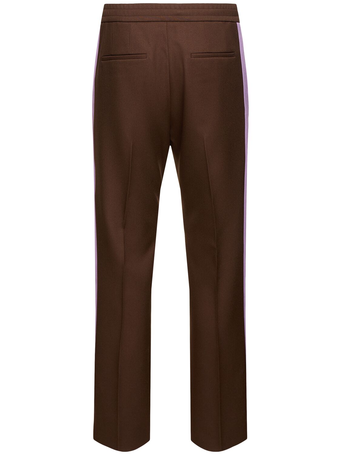 Shop Gucci Fluid Drill Pants In Vanessa Brown