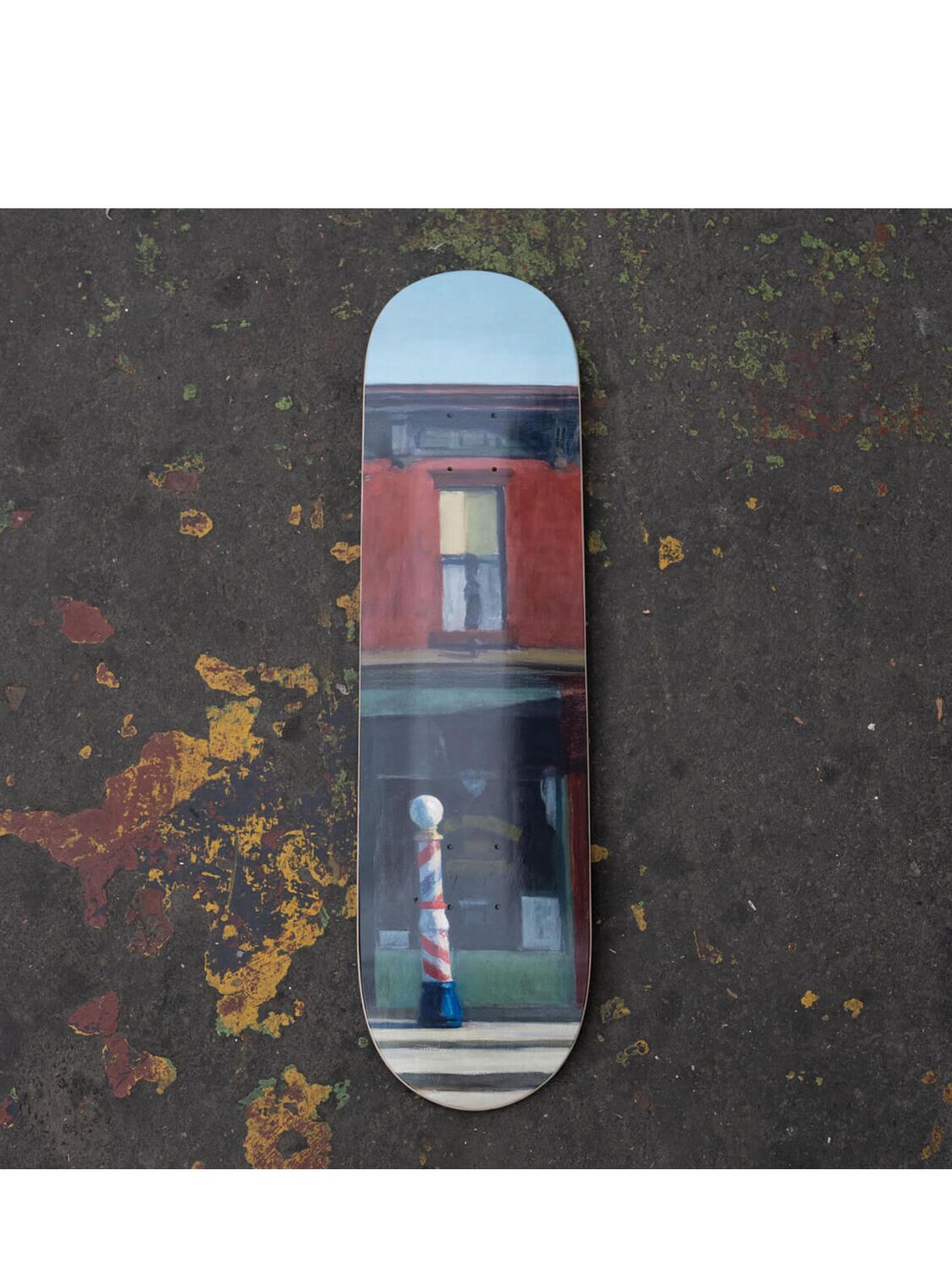 Shop The Skateroom Early Sunday Morning Wall Art In Multicolor