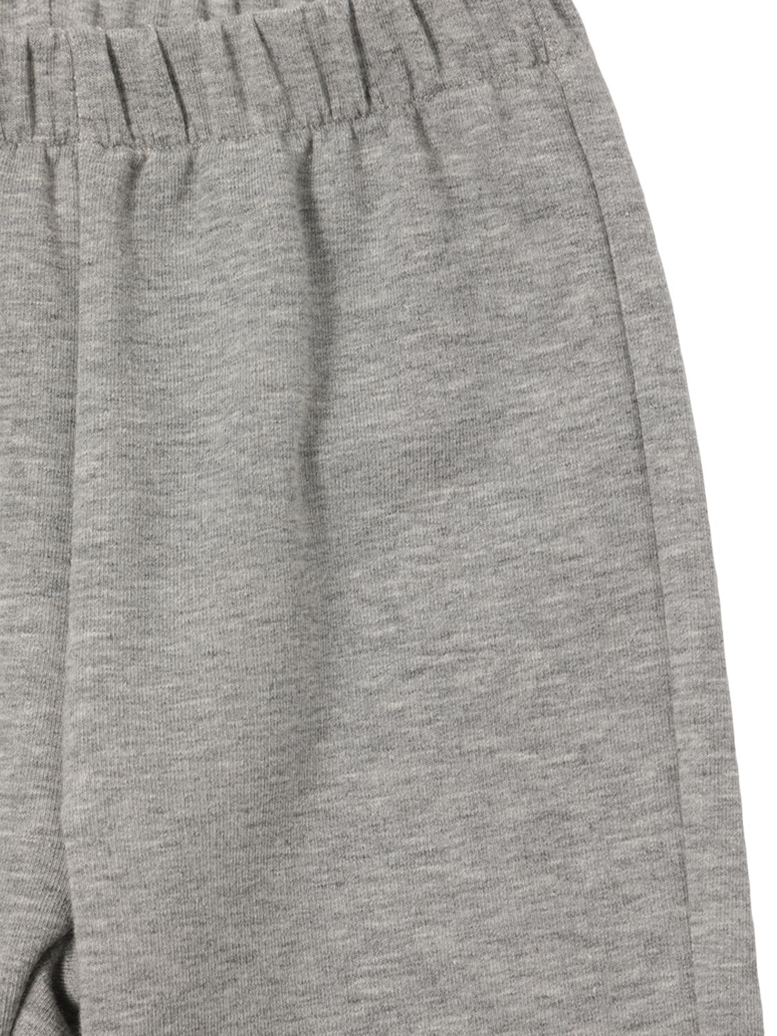 Shop Il Gufo Stretch Cotton Jersey Sweatshirt & Pants In Grey