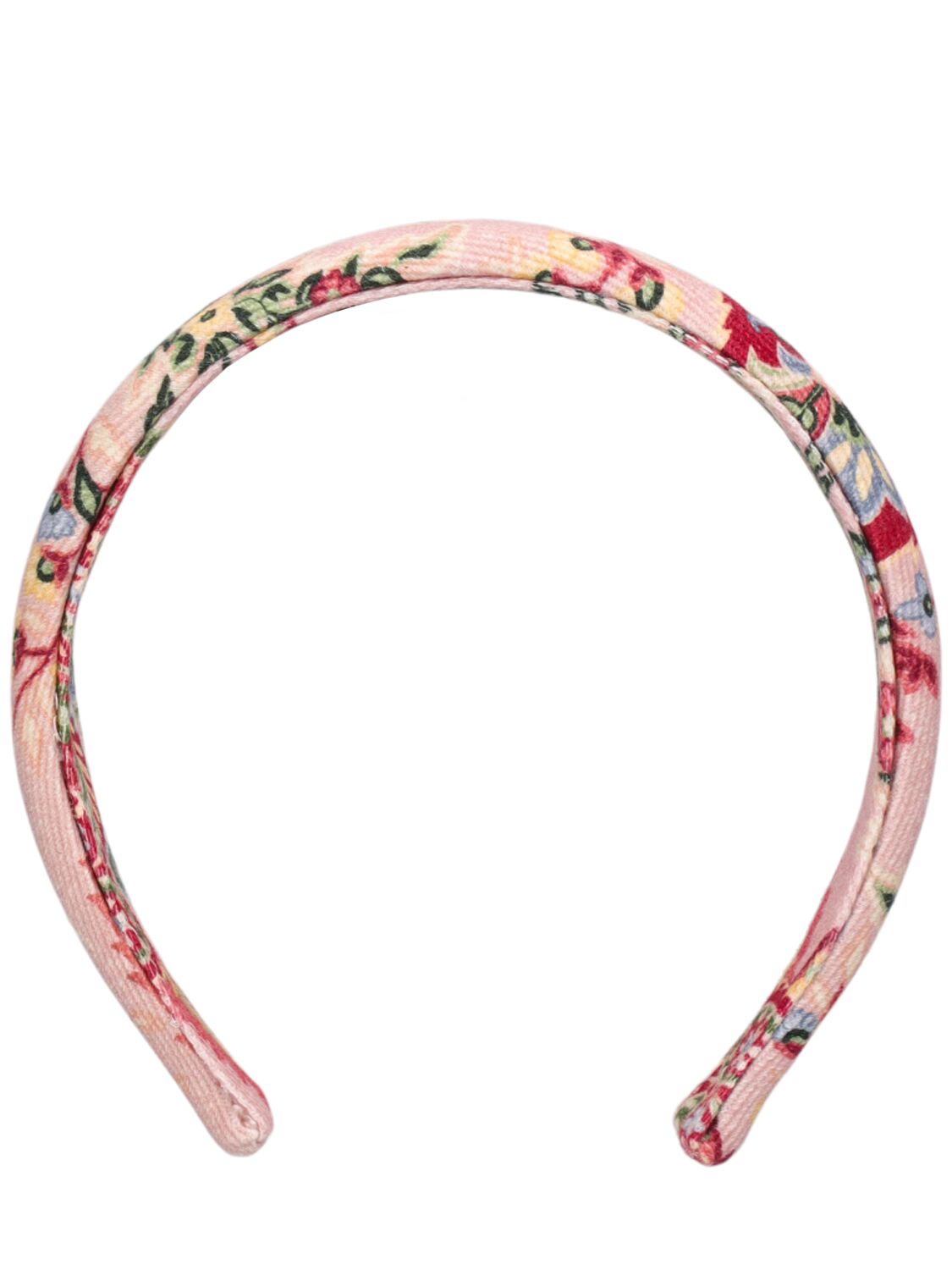 Shop Etro Printed Cotton Blend Headband In Pink/multi