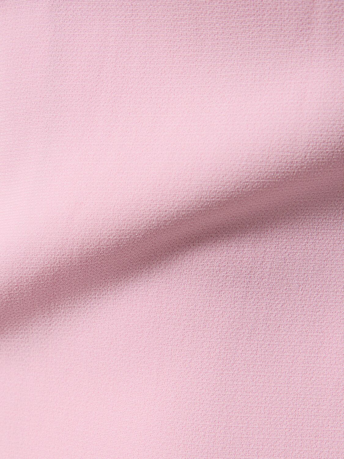 Shop Roland Mouret Long Sleeve Cady Mini Dress In Pink