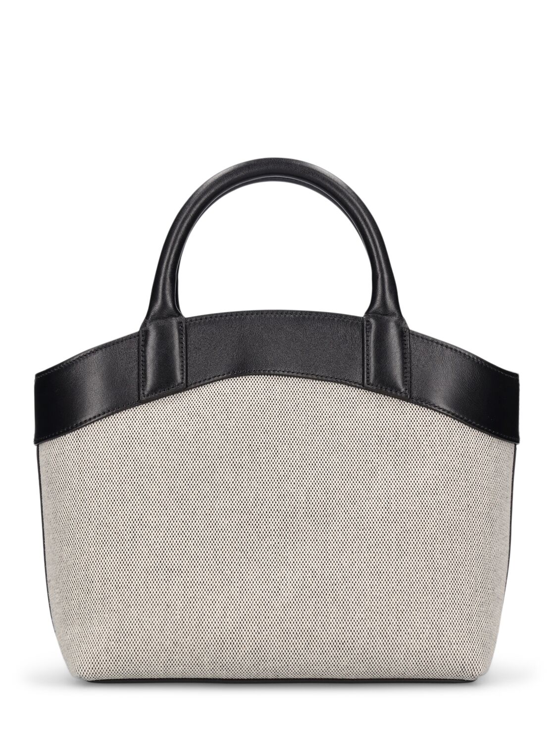 Shop Savette The Small Tondo Canvas Top Handle Bag In 블랙