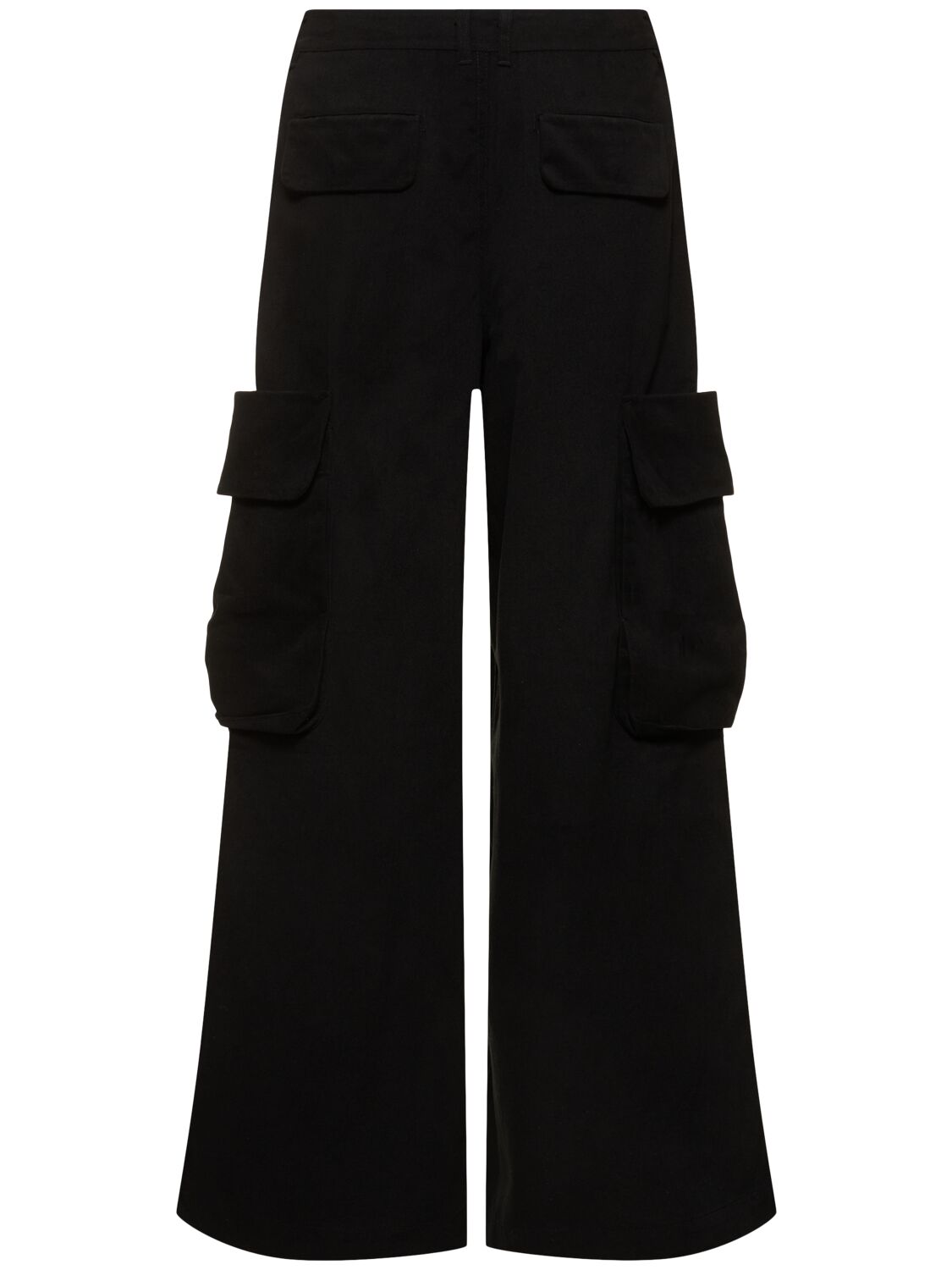 Shop Honor The Gift A-spring Wide Leg Cargo Pants In Black