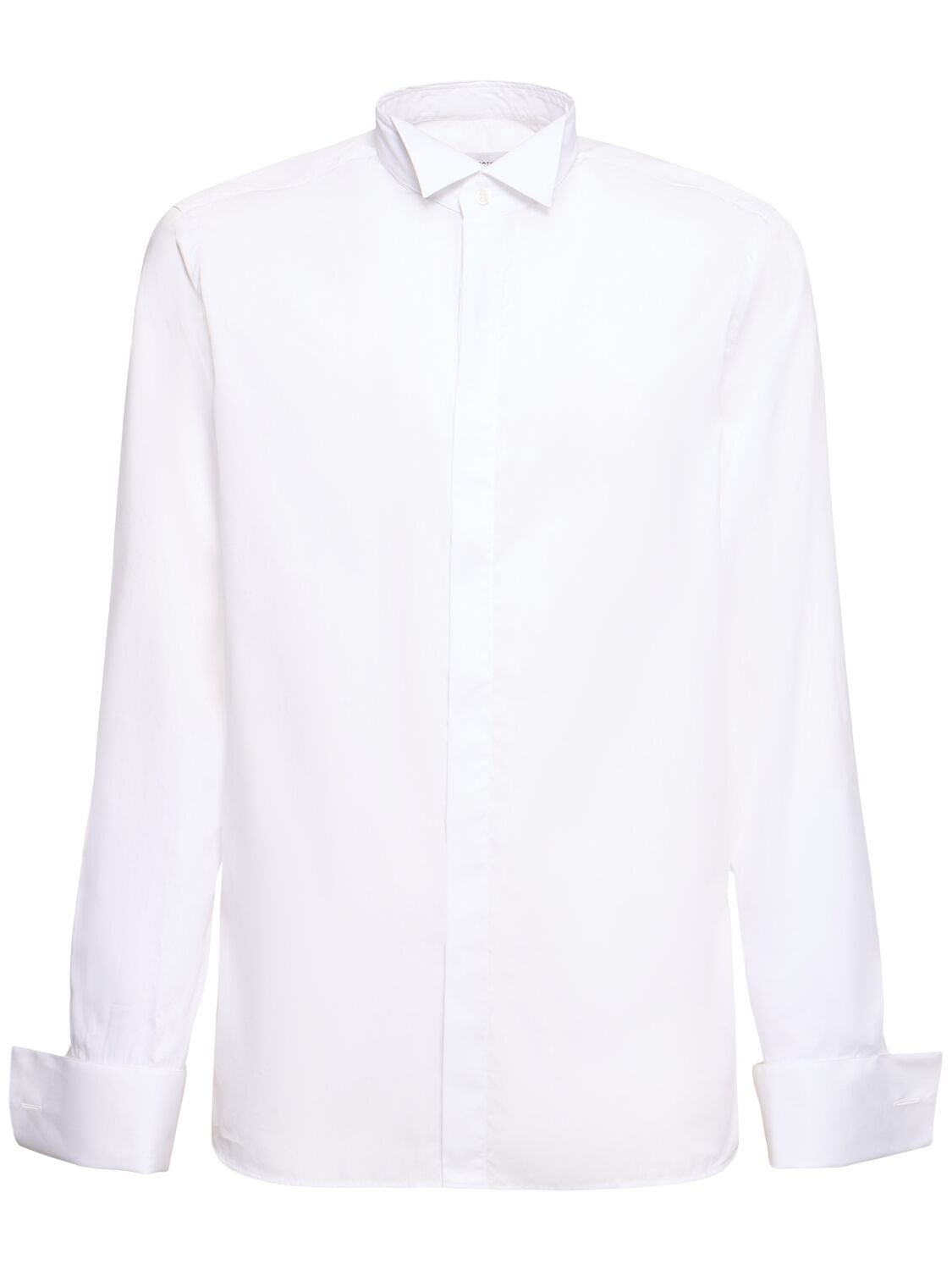 Tagliatore Classic Cotton Shirt In White