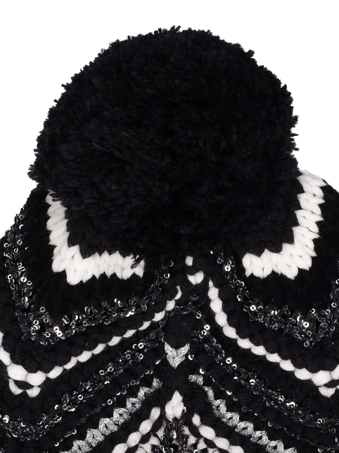 MISSONI ZIG ZAG WOOL KNIT BEANIE 