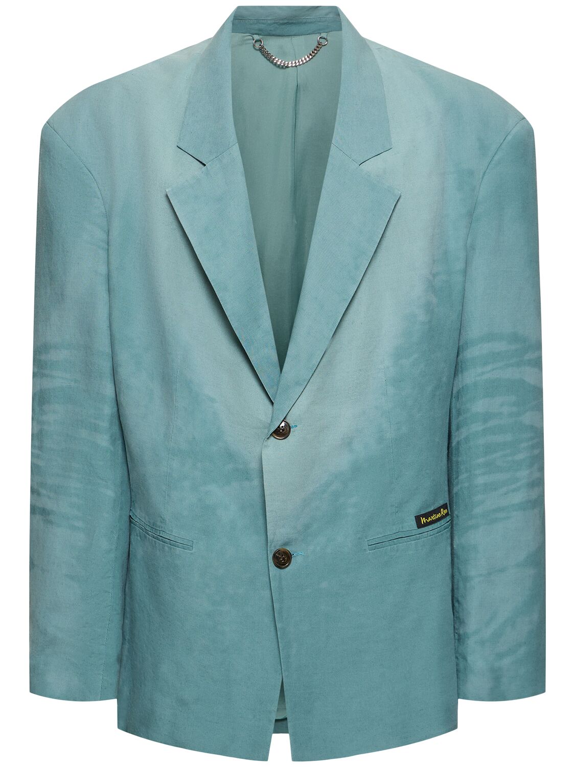 Martine Rose Single Breasted Jacket In Blue