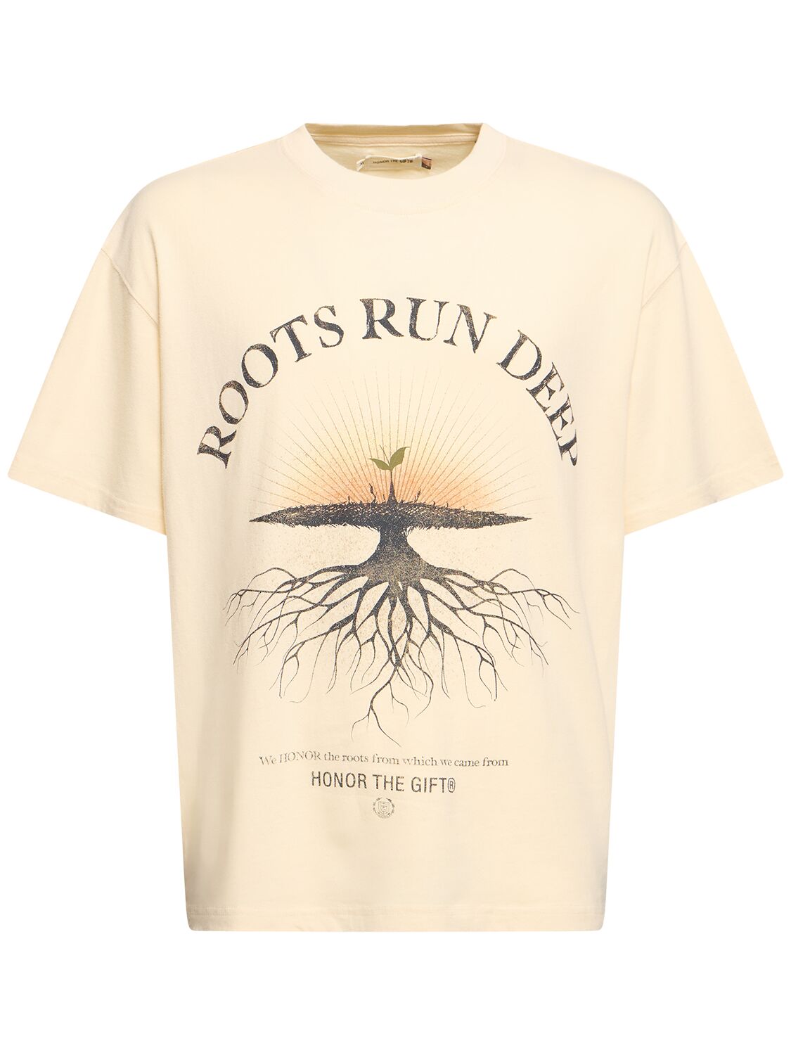 Shop Honor The Gift A-spring Roots Run Deep S/s-shirt In Bone