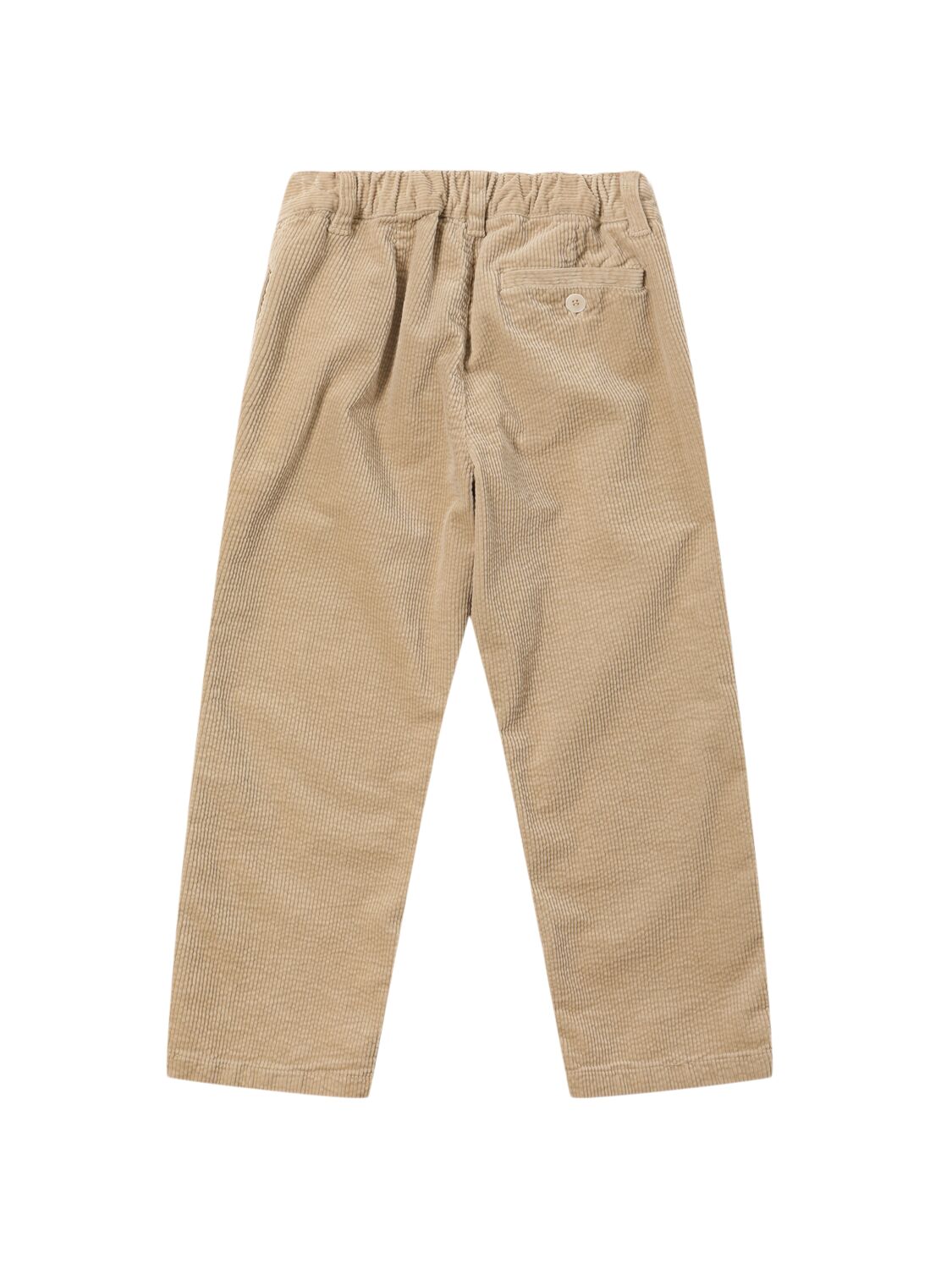 Shop Il Gufo Stretch Cotton Corduroy Pants In Beige