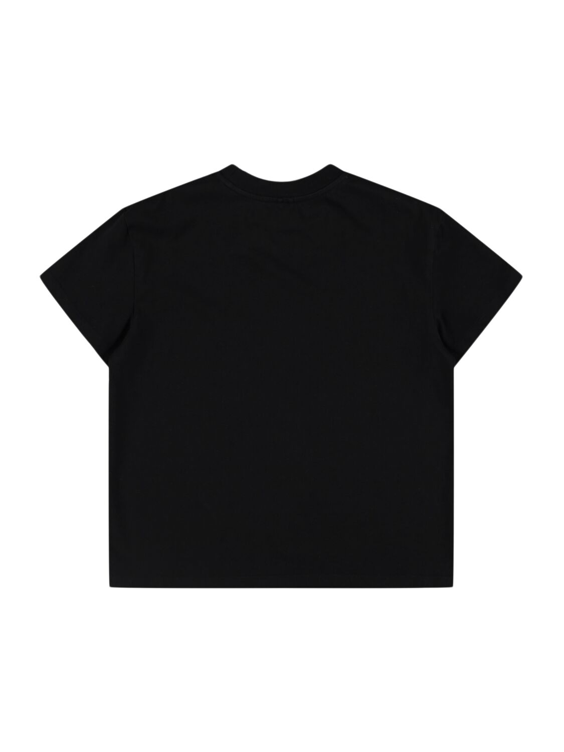 Shop Stella Mccartney Printed Cotton Jersey T-shirt In Black