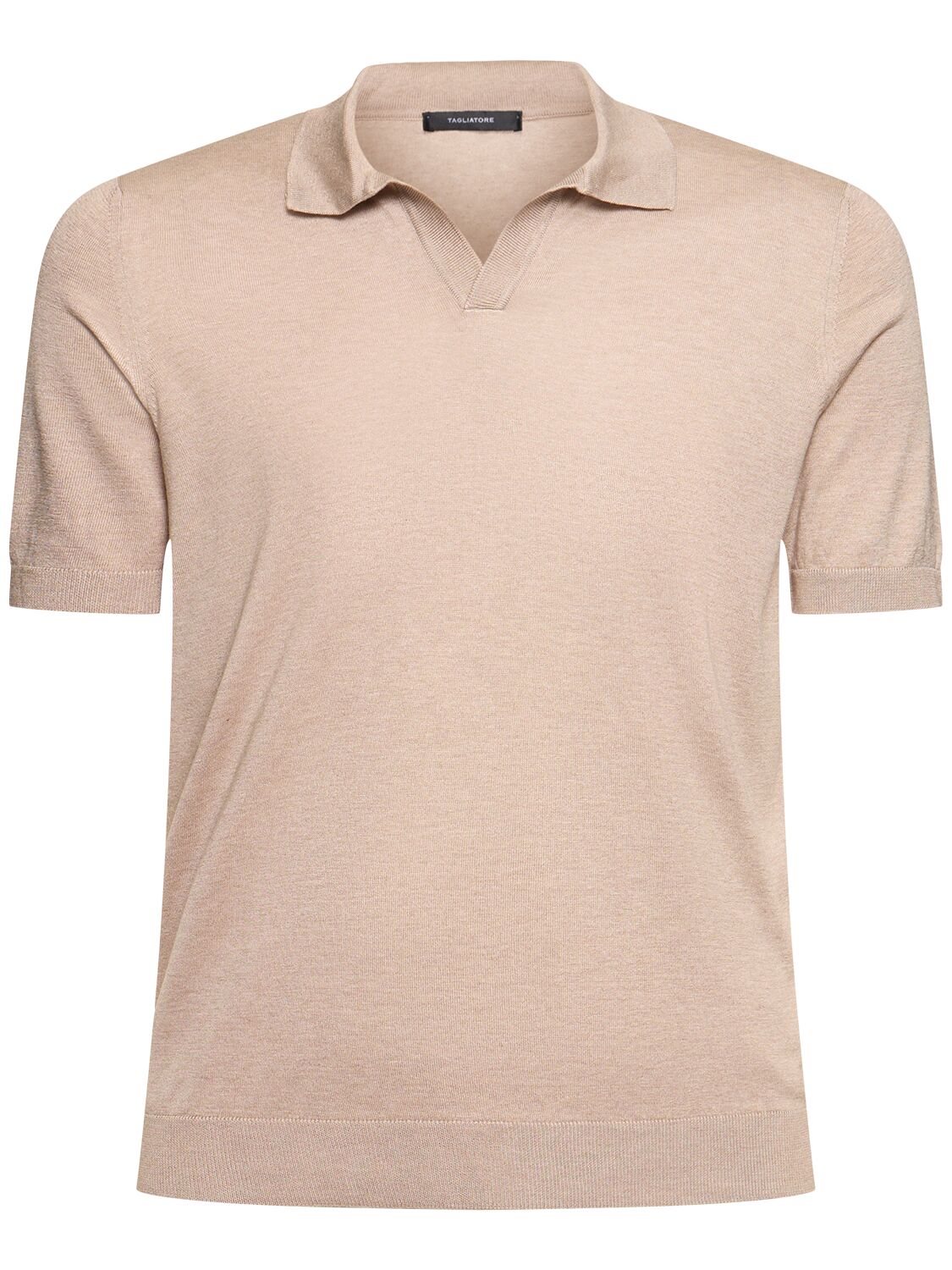 Image of Keith Silk Knit Polo