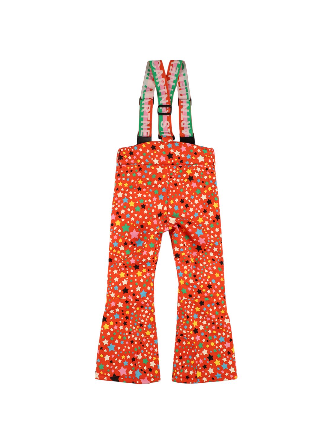 Shop Stella Mccartney Printed Tech Snow Pants In Red/multi