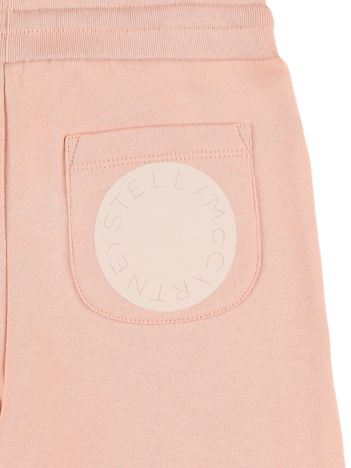 Shop Stella Mccartney Cotton Fleece Sweatshirt & Pants In Pink