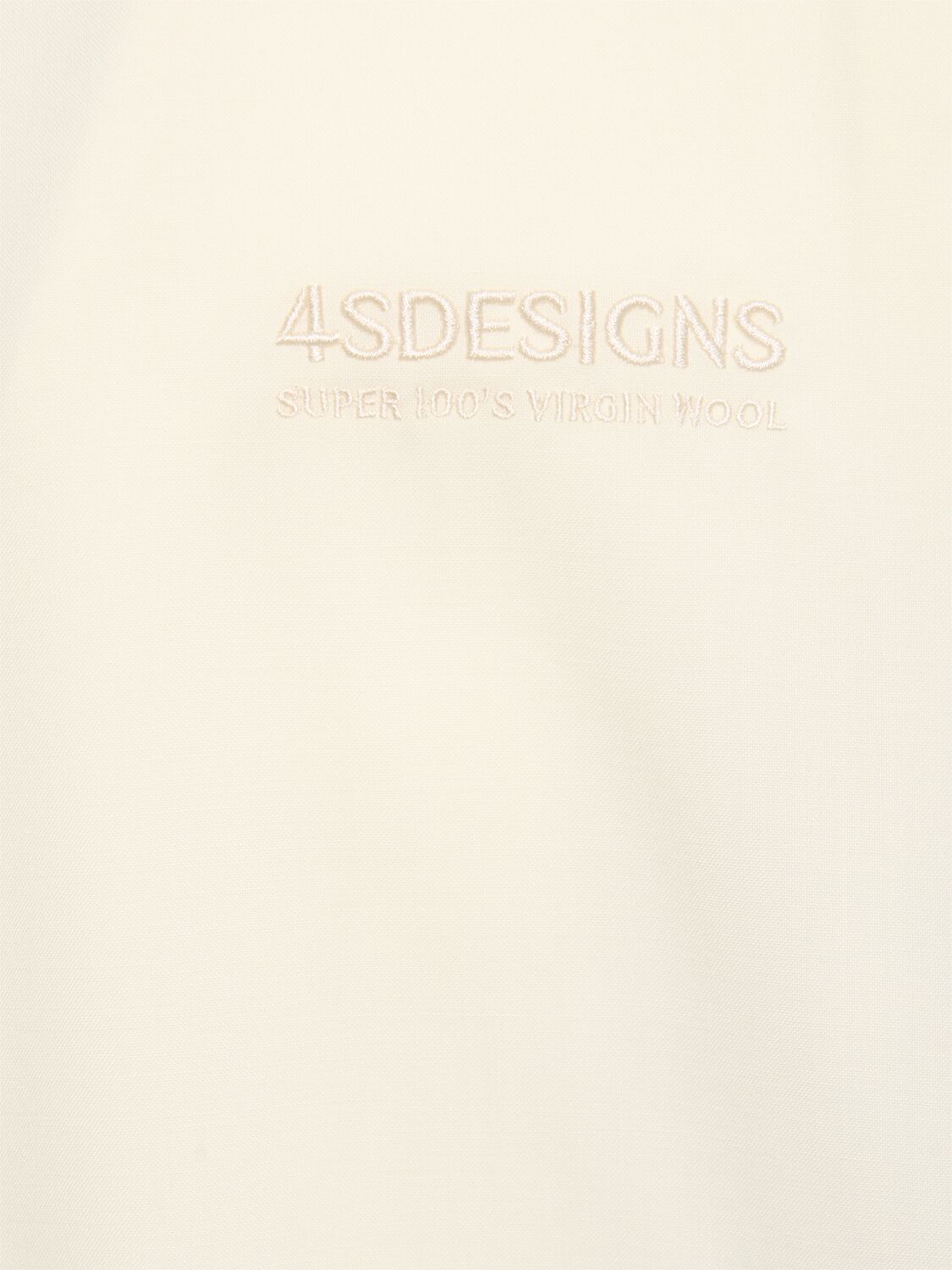 Shop 4sdesigns Wool Knit Loose S/s T-shirt In Off White