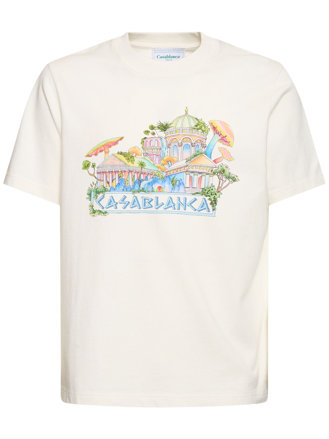 Casablanca The Road To Knowledge Printed T-shirt In White