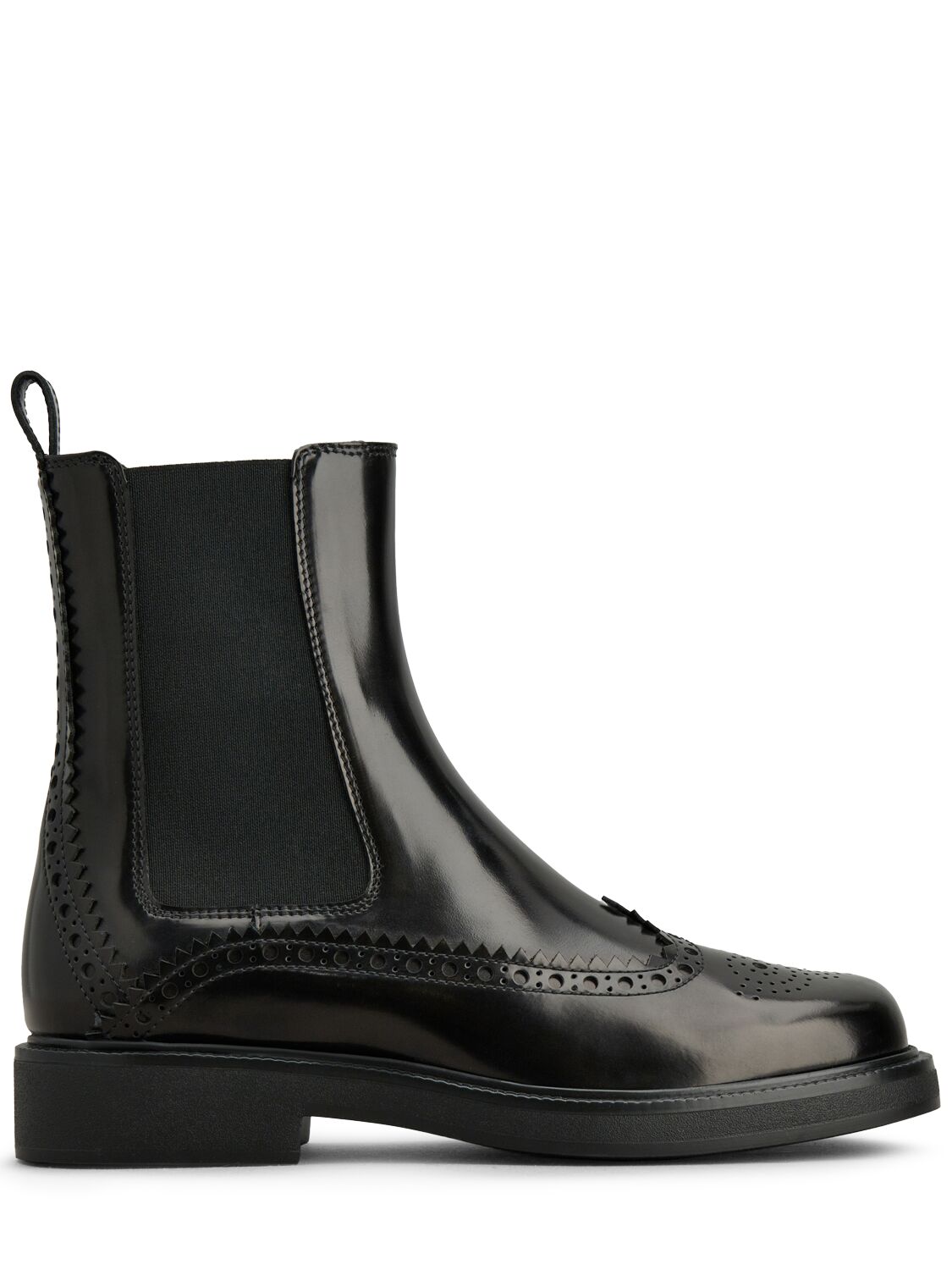 Tod's Ankle Boots In Leather In Black