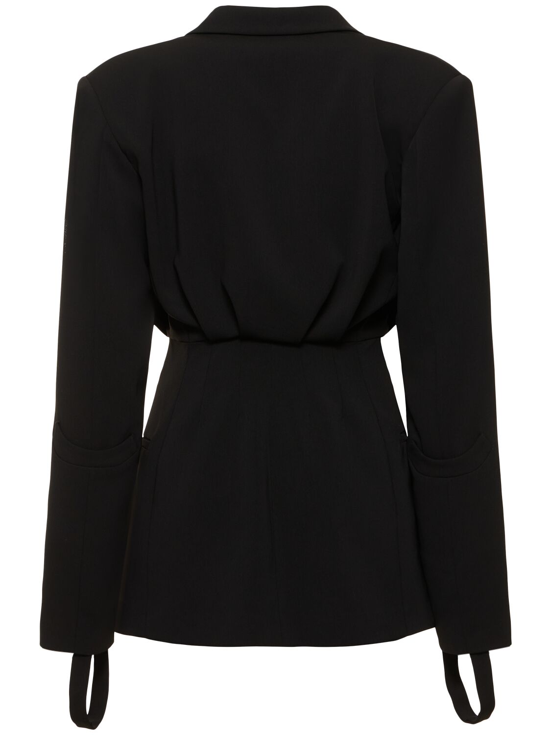 Shop Andreädamo Technical Blazer In Black