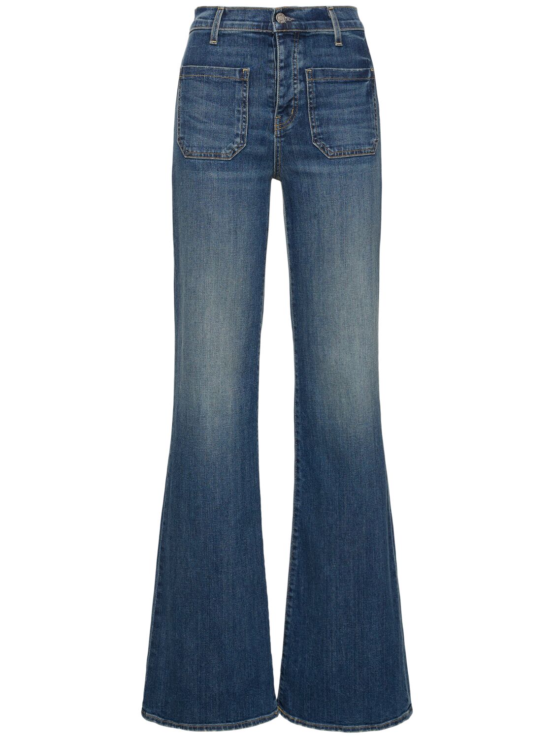 Florence Cotton Flare High Rise Jeans