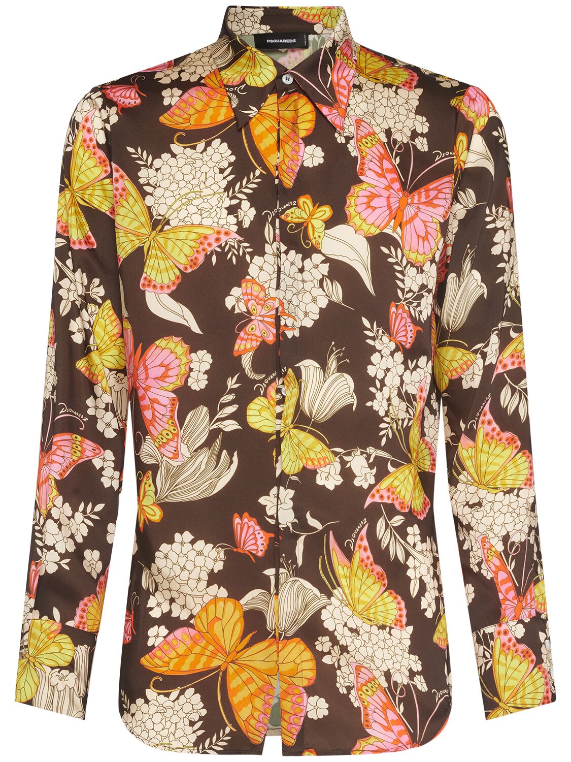 Image of Butterfly Printed Shirt
