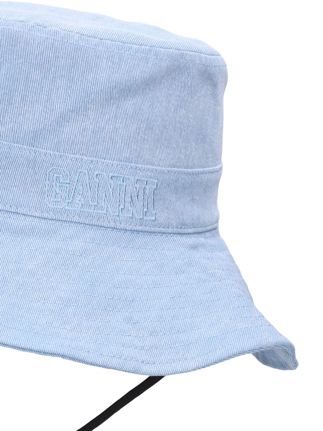 帽子 GANNI Fisherman Bucket Hat Denim Ganni Fisherman Denim Bucket Hat - Hats - BeyondStyle